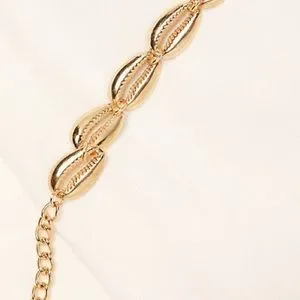 WeWoreWhat | Accessories | Weworewhat Gold Shell Chain Belt 